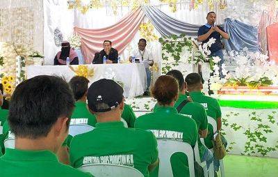 John Unson - 20 more former terrorists undergo livelihood training - philstar.com - Philippines - region Bangsamoro - county Del Norte - region Office-Bangsamoro