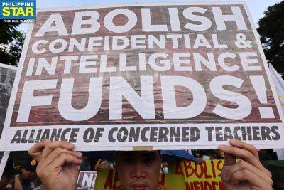Sara Duterte - Neil Jayson Servallos - Vladimer Quetua - Enough of confidential fund spree – teachers - philstar.com - Philippines - China -  Davao - Manila