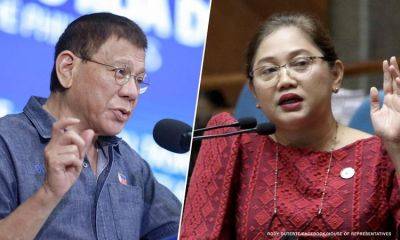 Legal action eyed vs. ex-Pres. Duterte over death threats against Makabayan solon
