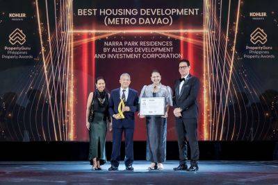 Alsons Dev recognized for mixed-use projects