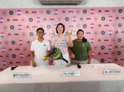 Pia Cayetano and co. introduce padel tennis to Filipinos