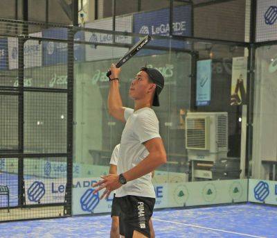 Cayetano, Obiena enjoy game of padel—a tennis/squash sport