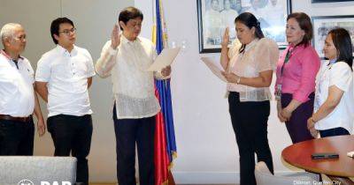 DAR Secretary Estrella III administers oath-taking ceremony of PARPO II Lasmarias - dar.gov.ph - city Quezon