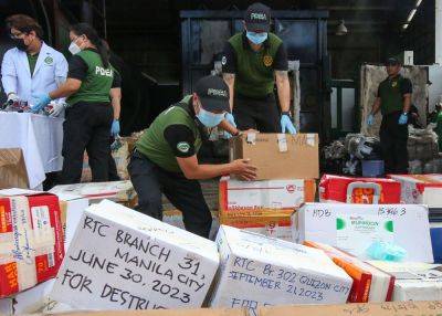 Over 1 million grams of shabu, drugs worth P6 billion burned in Cavite