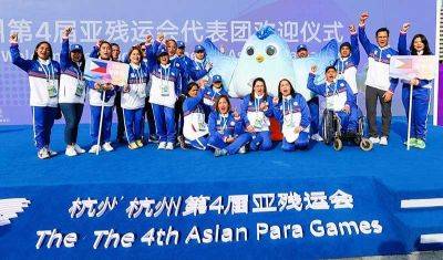 Philippine para athletes vow to go all-out in Asian Games