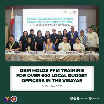 DBM Holds PFM Training for Over 600 Local Budget Officers in the Visayas
