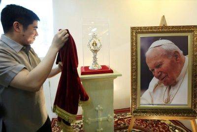 St. John Paul II’s relic on display today