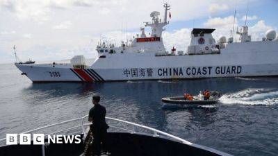 South China Sea: China coast guard hit Philippine ship, Manila says