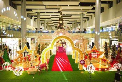 SM City Clark shines bright with grand castle-inspired Christmas centerpiece