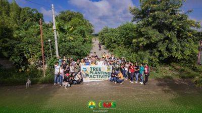 Leander C Domingo - Mahogany trees planted around Isabela State campus - manilatimes.net