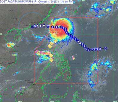 Obet Badrina - Arlie O Calalo - Typhoon 'Jenny' maintains strength; Signal No. 3 still up over Batanes area - manilatimes.net - Philippines - Taiwan - city Laoag - county Luna