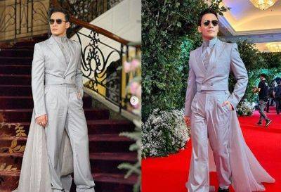 Kristofer Purnell - Michael Cinco - Rose M.Afinidad - Janella Salvador - 'Prince' Erik Santos wears suit with train for first time at ABS-CBN Ball 2023 - philstar.com - Philippines - Manila - city Beijing - city Santos