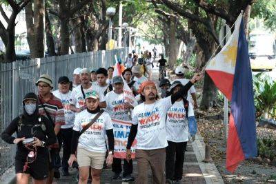 Gaea Katreena Cabico - ‘Call for justice’: Advocates embark on month-long climate walk for Yolanda’s 10th anniversary - philstar.com - Philippines - county Park - Manila - city Tacloban - county Parke