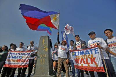 Manila Standard - 30-day ‘walk for climate justice’ begins - manilastandard.net - Philippines - county Park - city Lucena - city Tacloban - city Naga