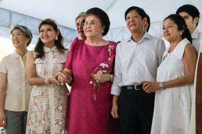 Marcos observes Saints' Day with family