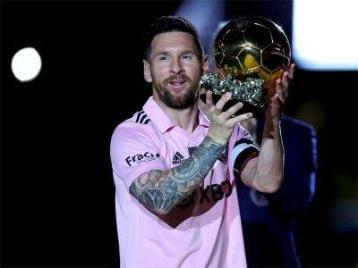 Messi celebrates Ballon d'Or with MLS fans but Miami fall in friendly