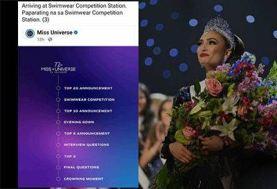 'Paparating na sa Swimwear Competition station': Miss Universe reveals 2023 pageant format