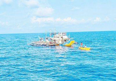 Barge runs aground off Negros; fisherman missing in Quezon