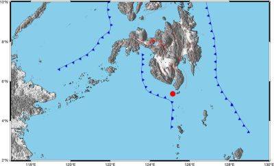 Teresito Bacolcol - Aric John Sy Cua - 7.2 earthquake shakes Davao Occidental — Phivolcs - manilatimes.net - Philippines - city Manila, Philippines