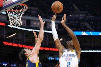 Chet Holmgren - Thunder prevail in OT - philstar.com - Los Angeles - city Oklahoma City