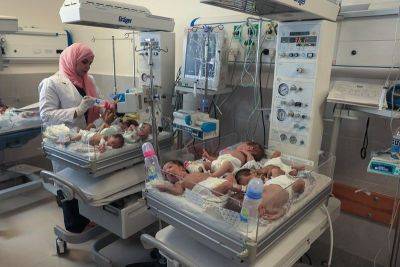 Gaza babies evacuated to Egypt as Hamas reports deadly hospital strike
