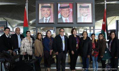 CNN Philippines Staff - 5 more Filipinos to arrive from Jordan after West Bank exit - cnnphilippines.com - Philippines - Israel - Jordan - city Manila - Palestine - area West Bank