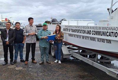 John Unson - Sulu, Lanao del Sur get speedboats for emergency operations - philstar.com - Japan - region Bangsamoro - county Island - city Cotabato