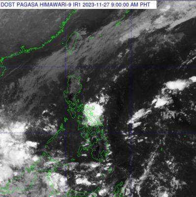 Arlie O Calalo - Fair weather seen until end of November - manilatimes.net - Philippines - region Ilocos - city Manila