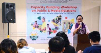 DAR Information Officers elevate skills through intensive workshop on Public and Media Relations