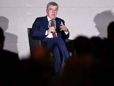 IOC chief Bach says sports offers hope for Israeli-Palestinian peace