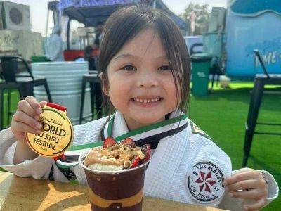 Alvin Aguilar's young daughter Aielle becomes 2-time jiu-jitsu world champ