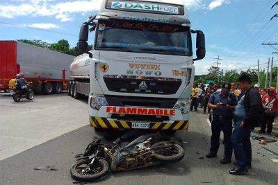 Motorist dead, 9 badly hurt in Digos City highway accident