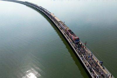 All aboard Thailand's 'floating train'