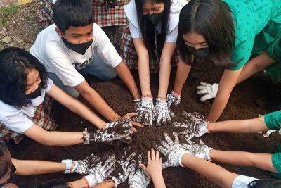 Establishing Hands on Manila vegetable gardens in public schools during COVID-19 pandemic