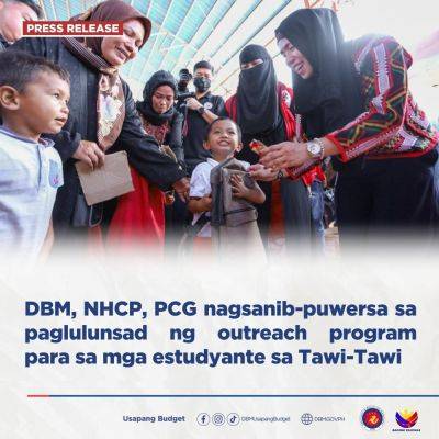 DBM, NHCP, PCG nagsanib-puwersa sa paglulunsad ng outreach program para sa mga estudyante sa Tawi-Tawi