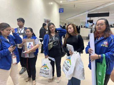 Two OFWs from West Bank return to Philippines