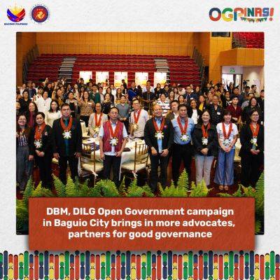 DBM, DILG Open Government campaign in Baguio City brings in more advocates, partners for good governance