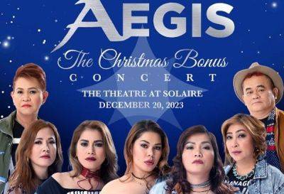 Aegis to rock Solaire for 'Christmas Bonus' concert