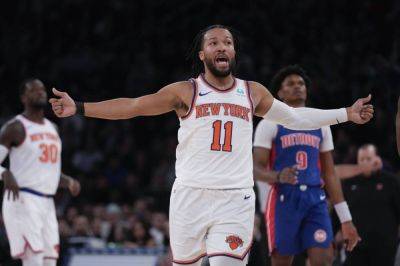 Brunson scores 42, Knicks send Pistons to franchise-record 16th straight loss