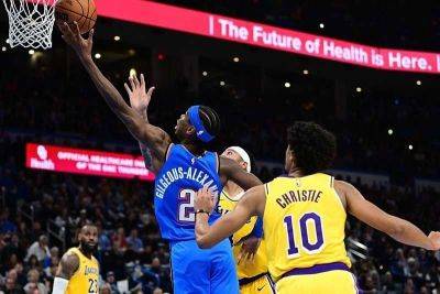 Thunder wear down Lakers