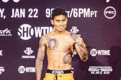 Magsayo makes rousing super feather debut, knocks out foe in 3rd round
