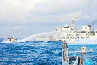 Philippine ship damaged in Chinese water cannon attack