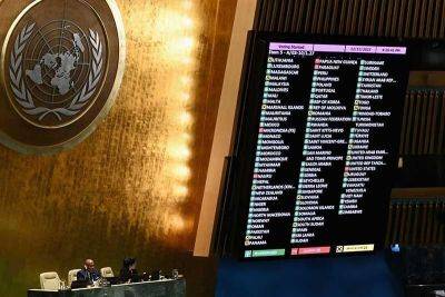 Michael Punongbayan - Antonio Guterres - UN General Assembly demands Gaza truce - philstar.com - Philippines - Usa - Ukraine - Washington - Israel - Russia - Egypt - city Washington - Palestine