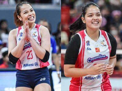 Creamline’s Jema Galanza ecstatic to finally share court with sister Mafe