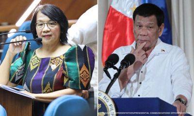Ex-pres. Duterte denies threatening Rep. Castro's life