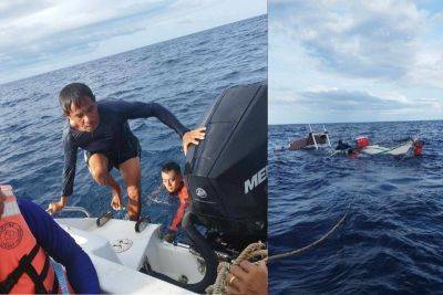 2 Pinoys rescued after fishing boat sinks near Romblon