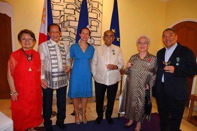 Former CCP president, Pinto Museum founder knighted in the French Order of Arts and Letters