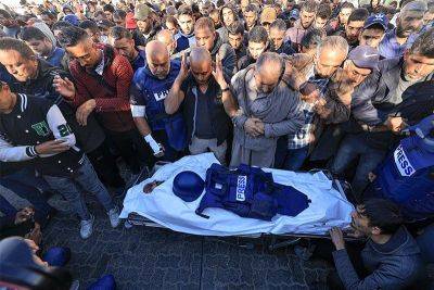 Funeral held for Al Jazeera journalist killed in Israel strike