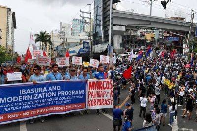 Transport strikers mull Christmas campout at Malacañang