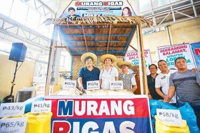 Loren Legarda - Legarda commends Belmonte’s Murang Bigas - philstar.com - Philippines - city Manila, Philippines